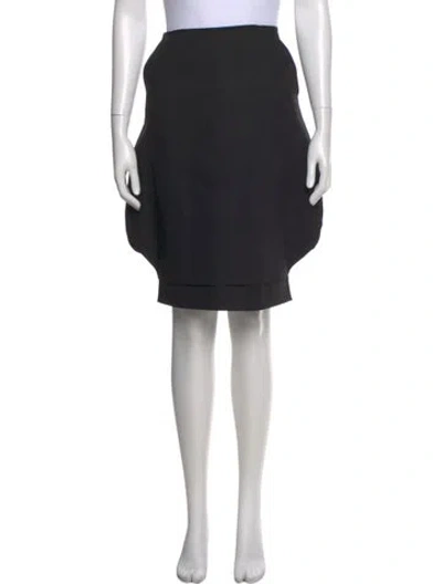 Pre-owned Lilia Stogova Knee-length Skirt In Black