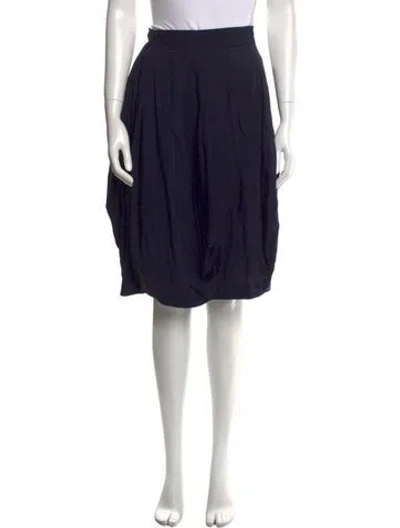 Pre-owned Lilia Stogova Knee-length Skirt In Black