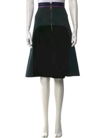 Pre-owned Lilia Stogova Knee-length Skirt In Black