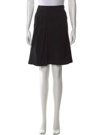 Pre-owned Lilia Stogova Knee-length Skirt In Black