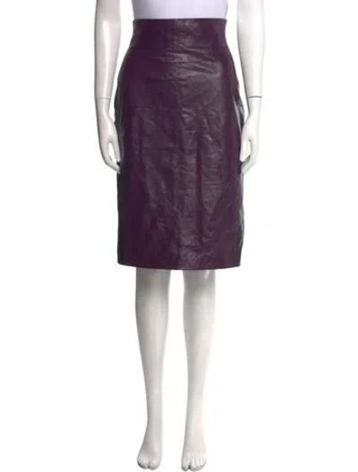 Pre-owned Lilia Stogova Knee-length Skirt In Purple