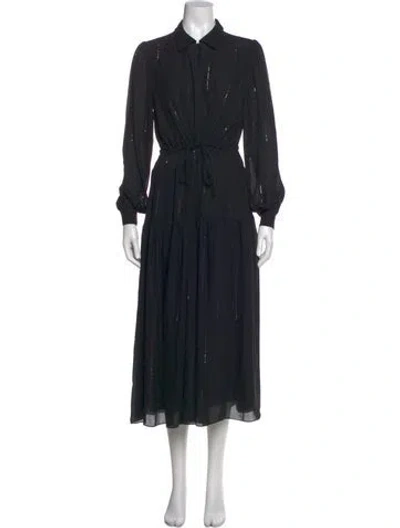 Pre-owned Lilia Stogova Long Dress In Black