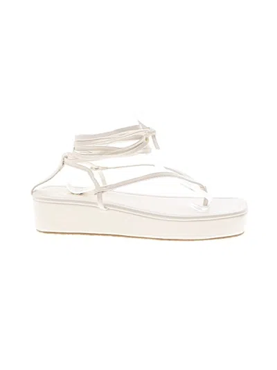 Pre-owned Liliana Sandals In White