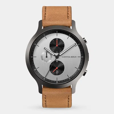 Lilienthal Berlin Chronograph Circuit Leather Light Brown