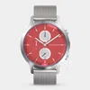 Lilienthal Berlin Chronograph Line 3 Mesh Silver