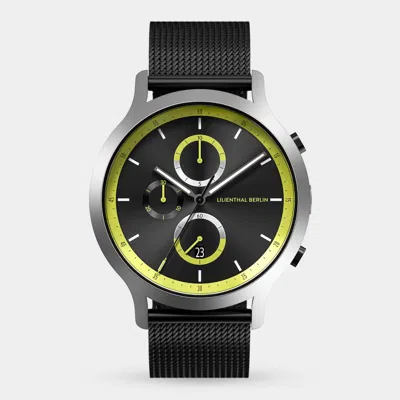 Lilienthal Berlin Chronograph Remix Ii Mesh Black Matte