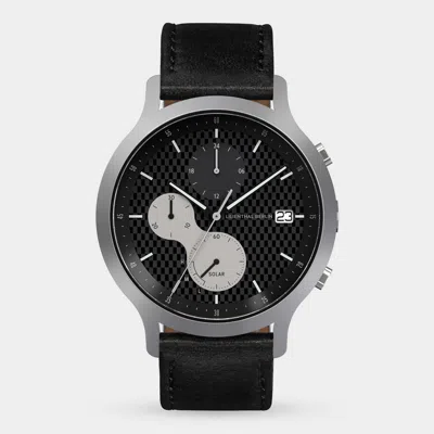 Lilienthal Berlin Chronograph Solar Iii Leather Black