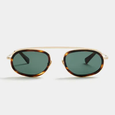 Lilienthal Berlin Complextro Gold Tortoise Green