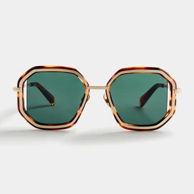 Lilienthal Berlin Deep Disco Gold Tortoise Green
