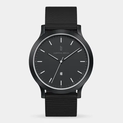 Lilienthal Berlin Huxley Black & White Textile Black In Brown