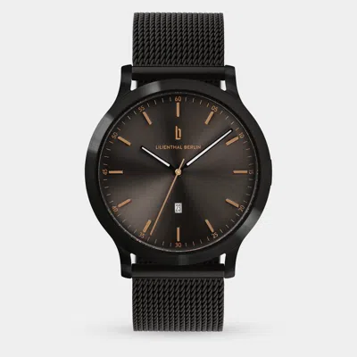 Lilienthal Berlin Huxley Black Bronze Mesh Black Brushed