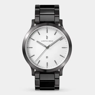 Lilienthal Berlin Huxley Dark Silver White Stainless Steel Anthracite Glossy/brushed