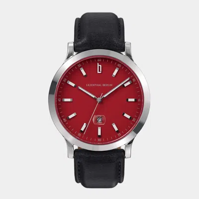 Lilienthal Berlin Huxley Ii Crimson Red Leather Black