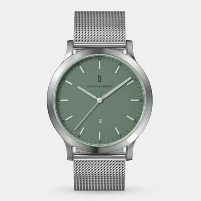 Lilienthal Berlin Huxley Silver Sage Green Mesh