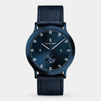 Lilienthal Berlin Lilienthal 1 All Blue Leather Dark Blue