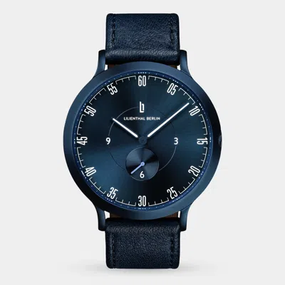 Lilienthal Berlin Lilienthal 1 All Blue Leather Dark Blue