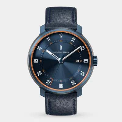 Lilienthal Berlin Neolux Blue Orange Leather Dark Blue