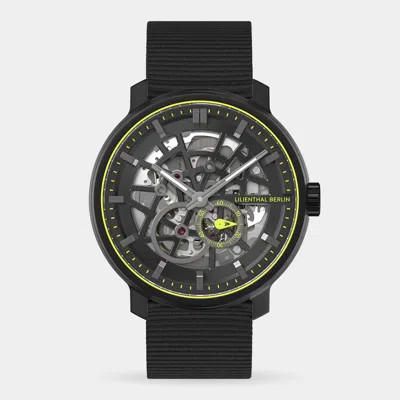 Lilienthal Berlin Neolux Skeleton Black Lime - Textile