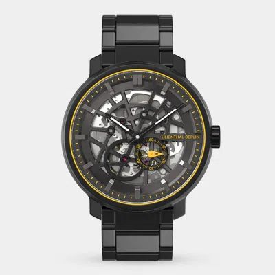 Lilienthal Berlin Neolux Skeleton Black Orange - Stainless Steel