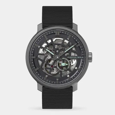 Lilienthal Berlin Neolux Skeleton Dark Grey - Textile In Yellow