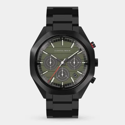 Lilienthal Berlin Octachrono Black Olive Stainless Steel Black Matte