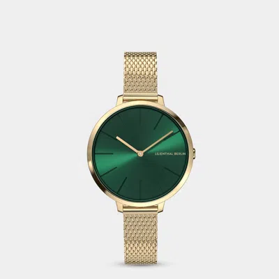 Lilienthal Berlin Rosalux Gold Emerald Green Mesh Gold Glossy