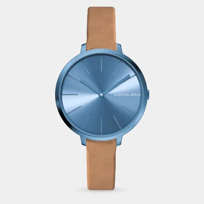 Lilienthal Berlin Rosalux Sky Blue Leather Brown