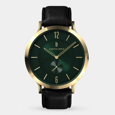 Lilienthal Berlin The Classic Gold Green Leather Black