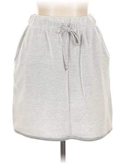 Pre-owned Lili's Closet Casual Skirt In Gray