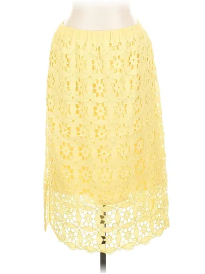 Pre-owned Lili's Closet Casual Skirt In Yellow
