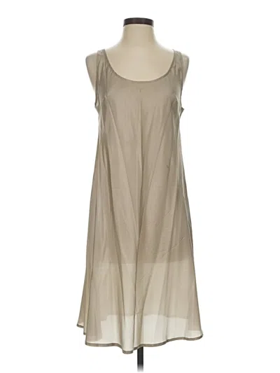 Pre-owned Lilith Casual Dress In Tan