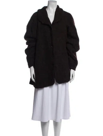 Pre-owned Lilith Faux Fur Jacket In Blue