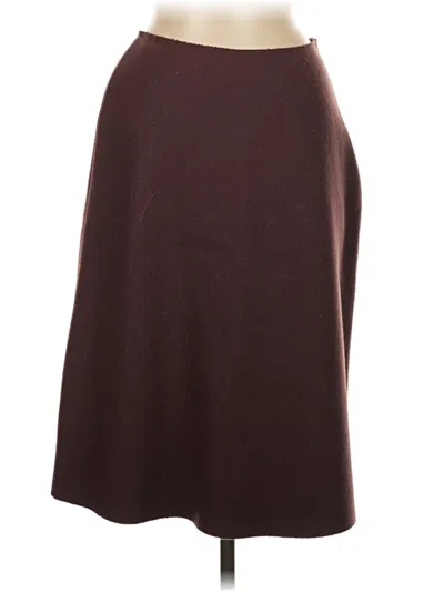 Pre-owned Lilith Formal Skirt In Brown