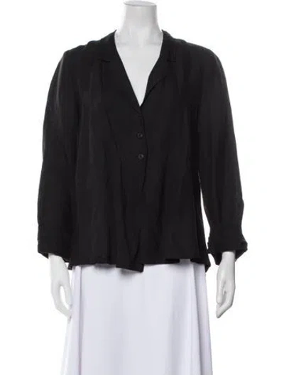 Pre-owned Lilith Linen Jacket In Blue