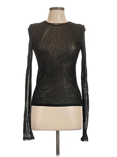 Pre-owned Lilith Long Sleeve Top Black Turtleneck Tops