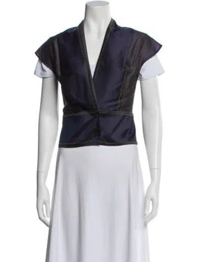 Pre-owned Lilith Vest In Blue