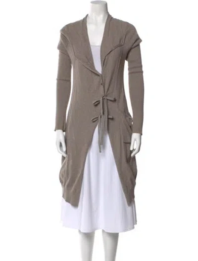 Pre-owned Lilith V-neck Sweater In Gray