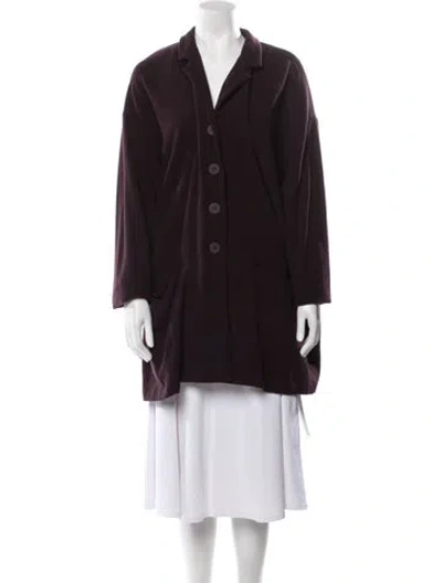 Pre-owned Lilith Wool Jacket In Burgundy