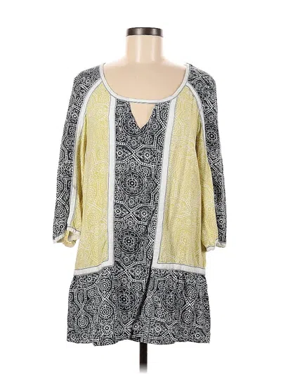 Pre-owned Lilka 3/4 Sleeve Blouse In Yellow