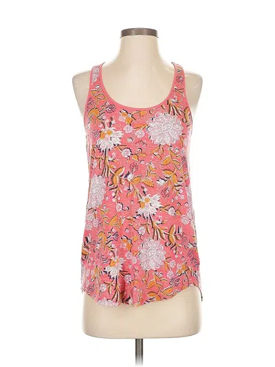Pre-owned Lilka Tank Top Pink Halter Neckline Tops