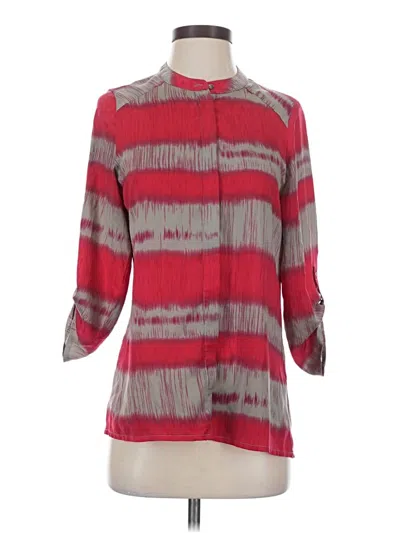 Pre-owned Lilla P 3/4 Sleeve Blouse In Pink