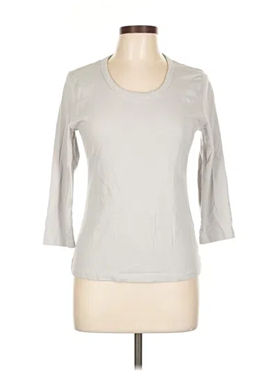 Pre-owned Lilla P 3/4 Sleeve T-shirt In Gray