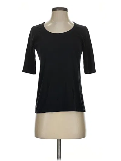 Pre-owned Lilla P 3/4 Sleeve T-shirt In Black