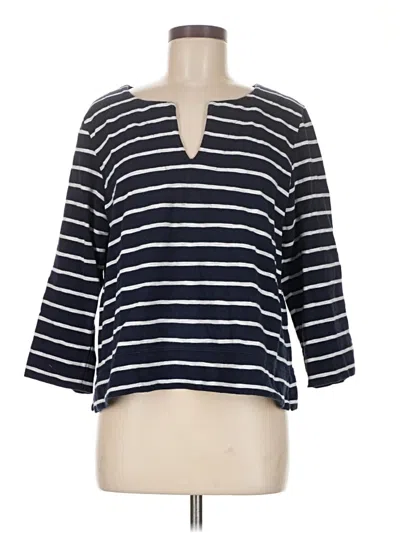 Pre-owned Lilla P 3/4 Sleeve T-shirt In Blue