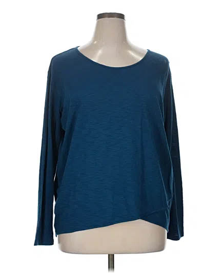 Pre-owned Lilla P 3/4 Sleeve T-shirt In Blue