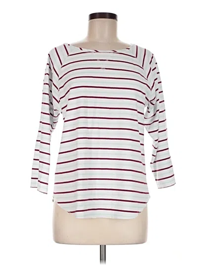 Pre-owned Lilla P 3/4 Sleeve T-shirt In White