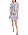 Lilla P Button Down Peplum Dress