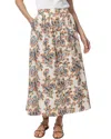 LILLA P LILLA P BUTTON FRONT LONG SKIRT
