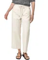 Lilla P Women's Canvas Drawstring Pants In Ecru