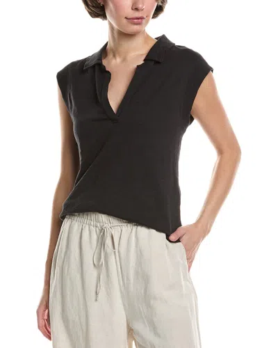 LILLA P LILLA P CAP SLEEVE POLO SHIRT